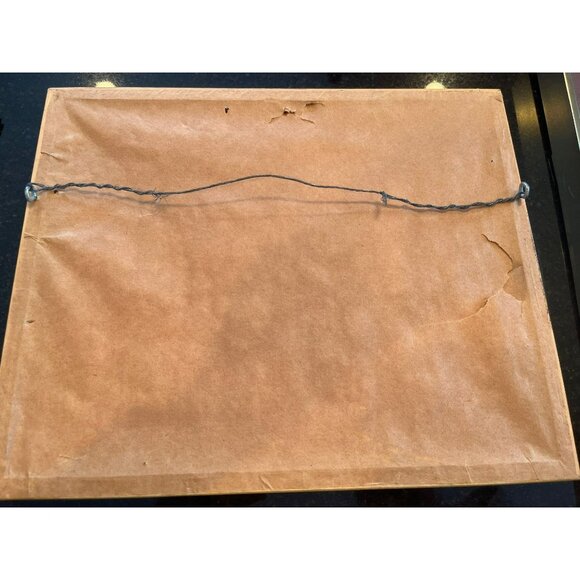 Vtg 1970's Detroit Artist Mary Ewald Pen And Ink Art Cats Feldon Ming Leon - Picture 3 of 4